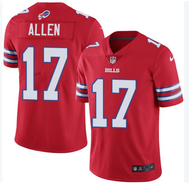 Toddlers Buffalo Bills #17 Josh Allen Red Vapor Untouchable Limited Stitched Jersey
